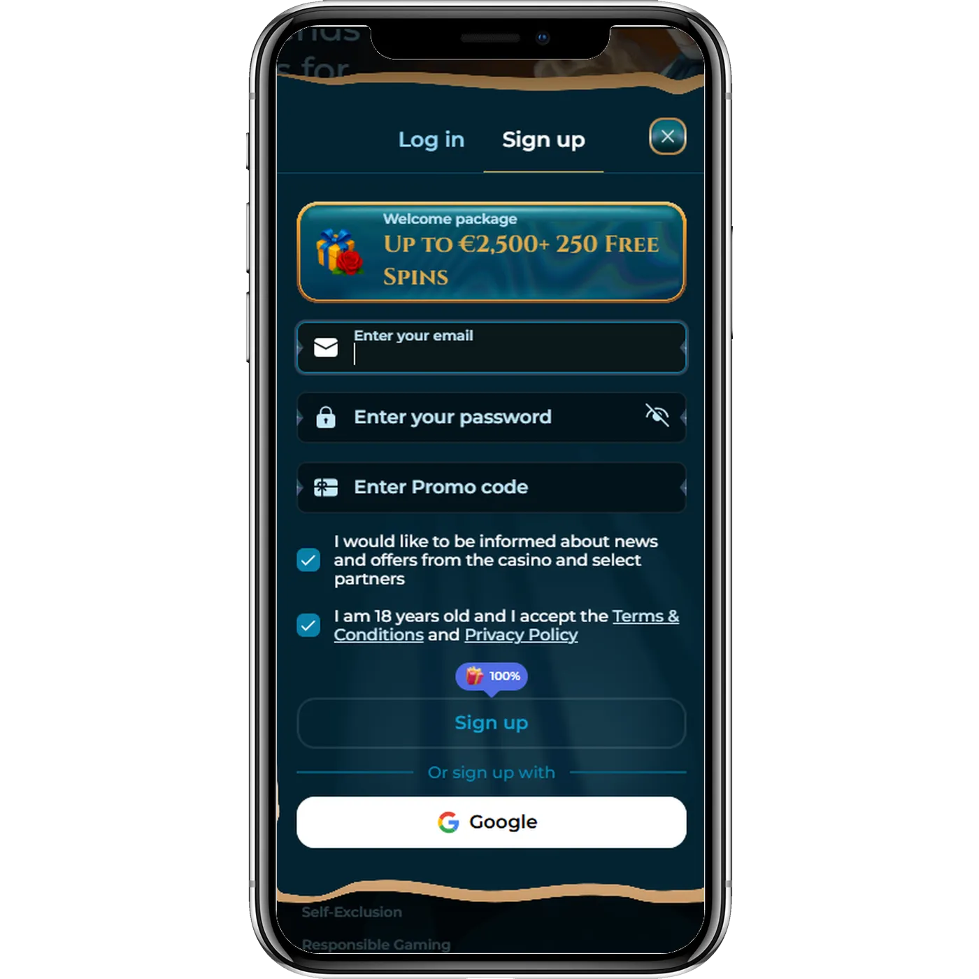 MagicSpins login